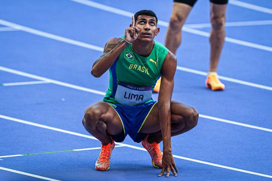 Matheus Lima teve boa participação na prova dos 400m com barreiras