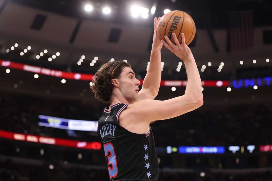 Josh Giddey erwischte für die Chicago Bulls einen Sahnetag. Josh Giddey erwischte für die Chicago Bulls einen Sahnetag.
