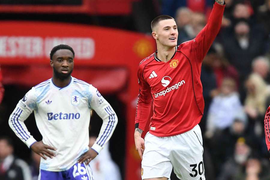 Sesko em ação pelo United