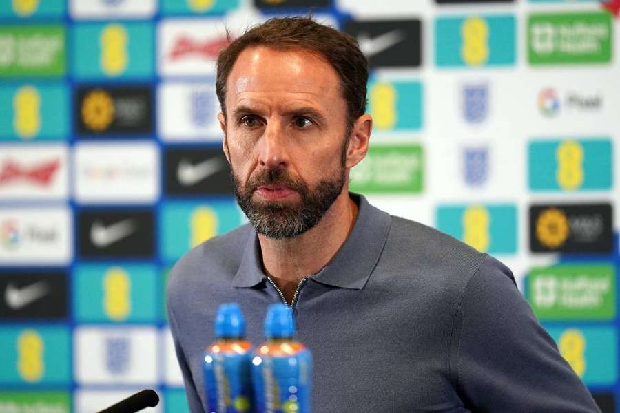 Southgate face à la presse ce jeudi.