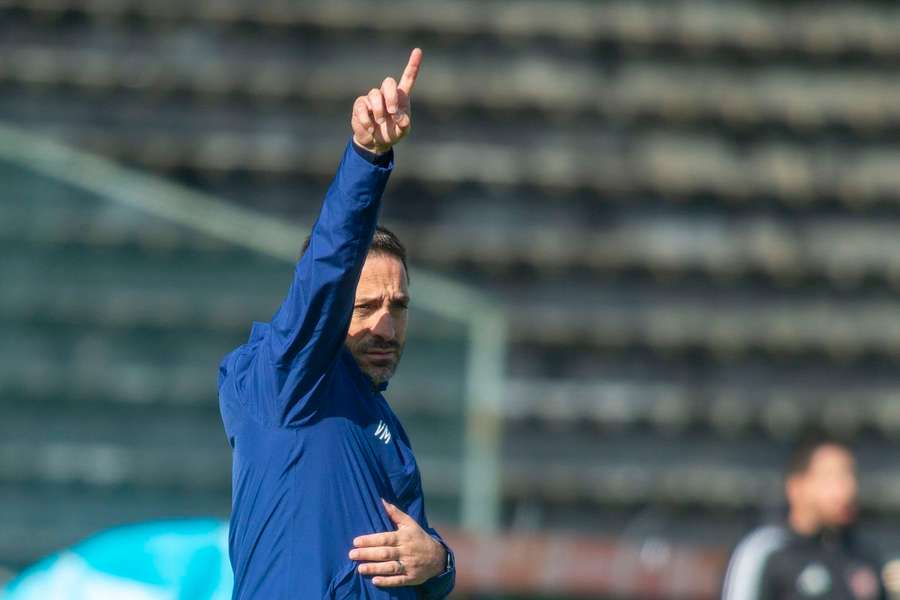 Vasco Matos, treinador do Santa Clara