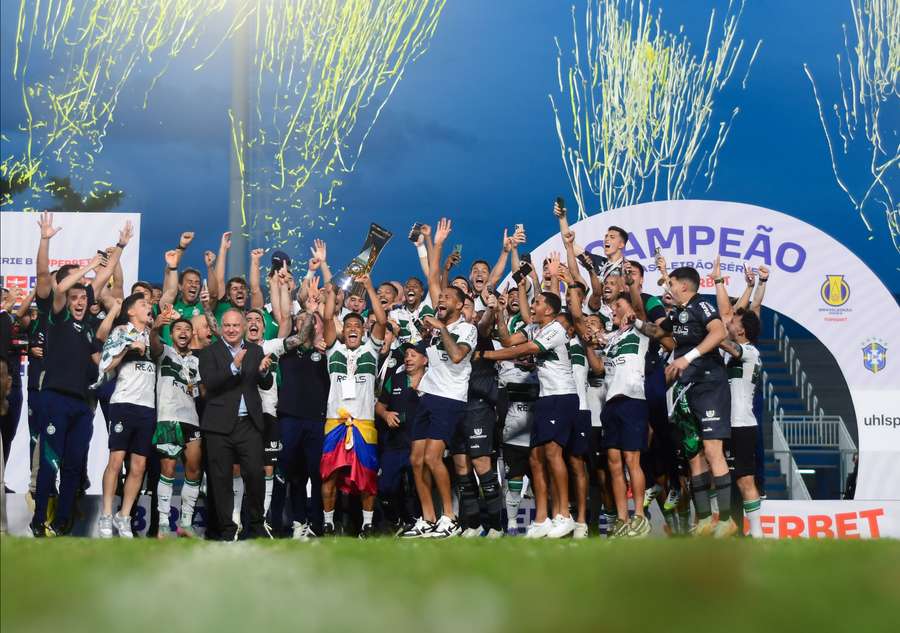 O Coritiba venceu o torneio em 2025 O Coritiba venceu o torneio em 2025