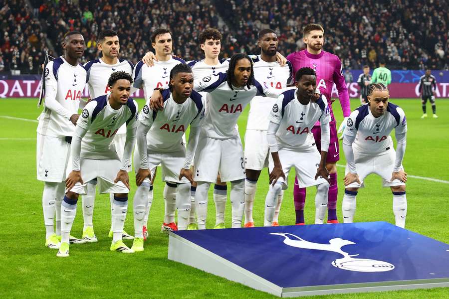 Tottenham took on Frankfurt in the Champions League in January