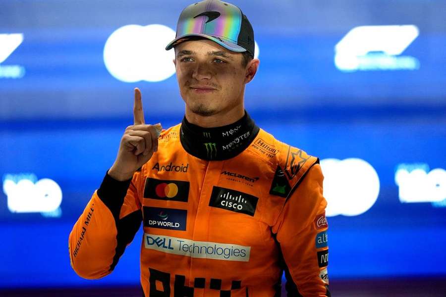 Norris après sa pole ce vendredi.