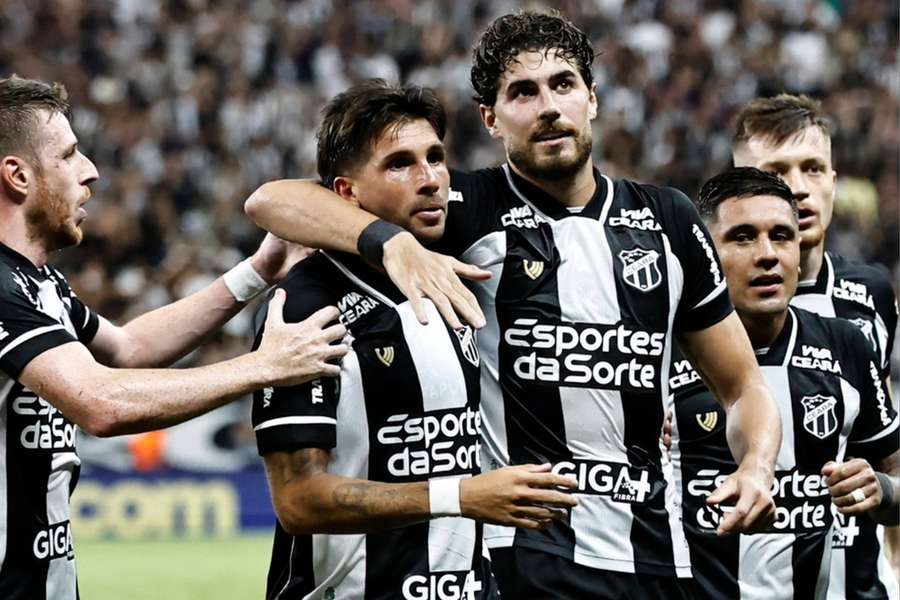 Pedro Raul e Lucas Mugni em Ceará 1x1 Flamengo