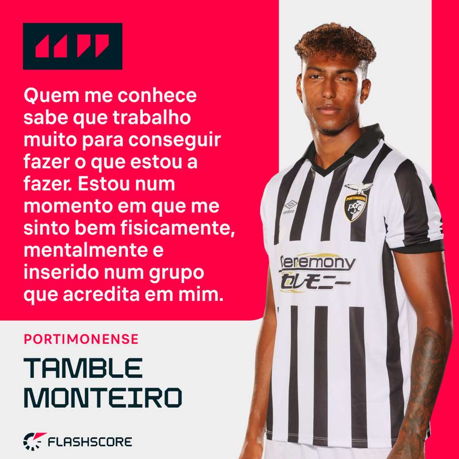 Tamble é figura do Portimonense Tamble é figura do Portimonense