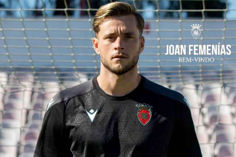 Joan Femenías assinou pelo Penafiel até 2026