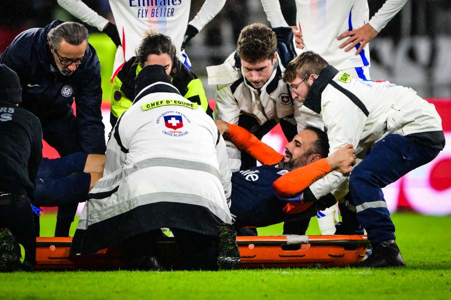 Nikola Maksimovic lors de sa sortie face à Lyon.