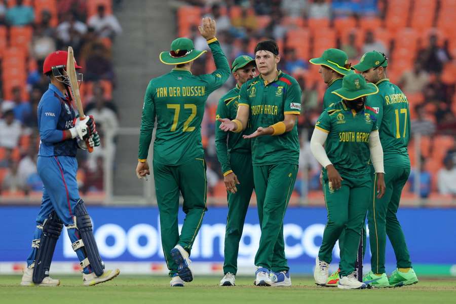 South Africa beat Afghanistan in their final group game at the World Cup