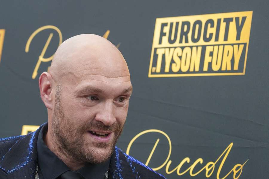 Tyson Fury no lançamento da sua nova bebida energética Furocity