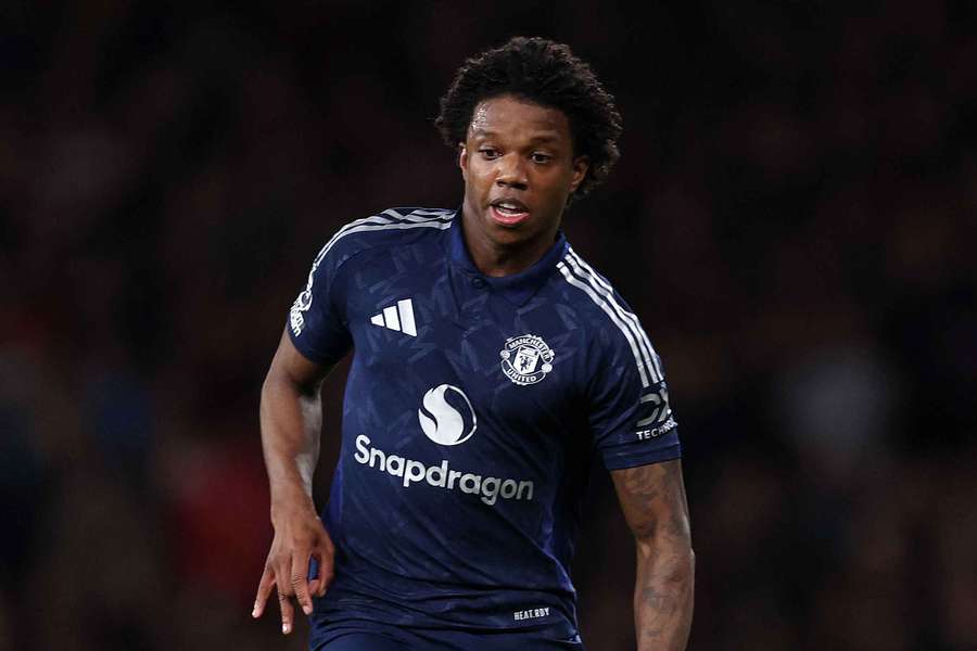 Manchester United defender Tyrell Malacia