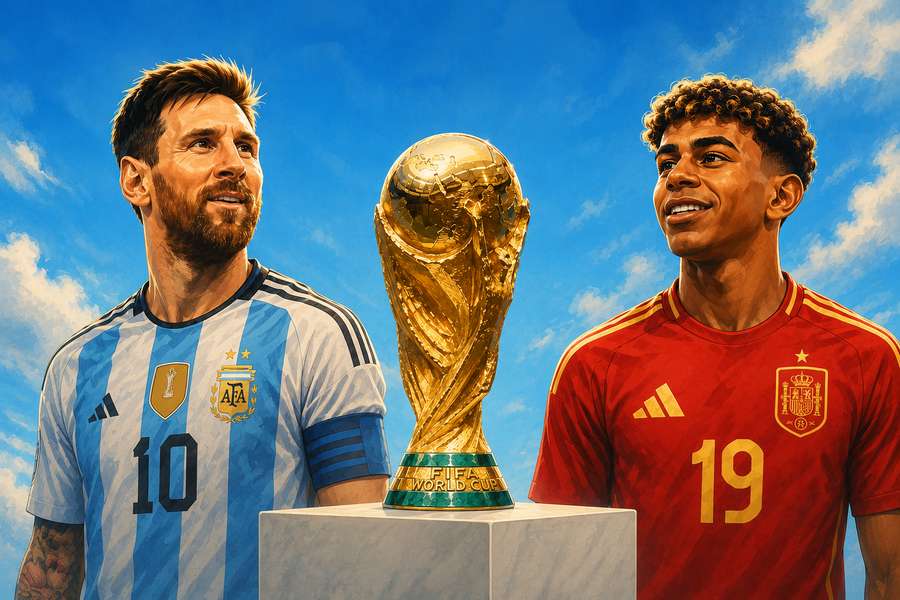 Messi (esq.) tenta seu 2º caneco, enquanto Lamal busca o 1º Messi (esq.) tenta seu 2º caneco, enquanto Lamal busca o 1º