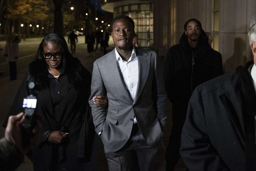 Terry Rozier à New-York lundi. Terry Rozier à New-York lundi.