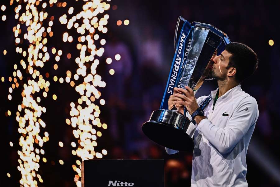 Grund zum Feiern: Novak Djokovic ist zum sechsten Mal Champion der ATP-Finals.