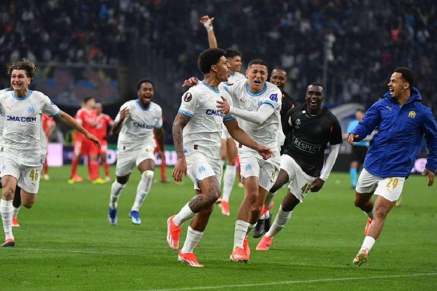 L'OM a renversé Benfica aux tirs au but en 1/4 de finale