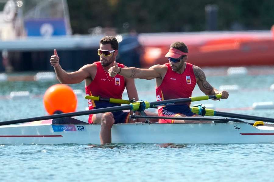 Jaime Canalejo y Javier García Ordóñez celebran su pase a semifinales