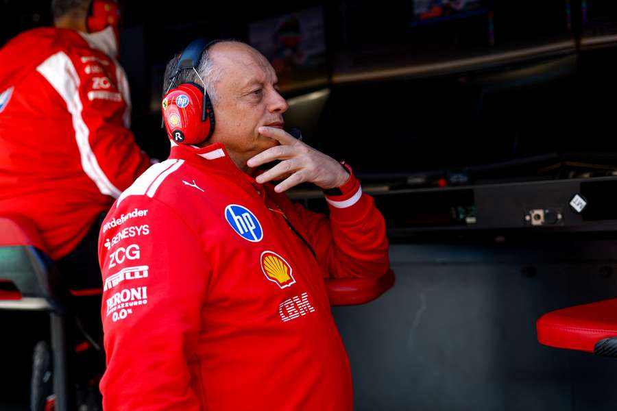 Fred Vasseur al muretto in Cina