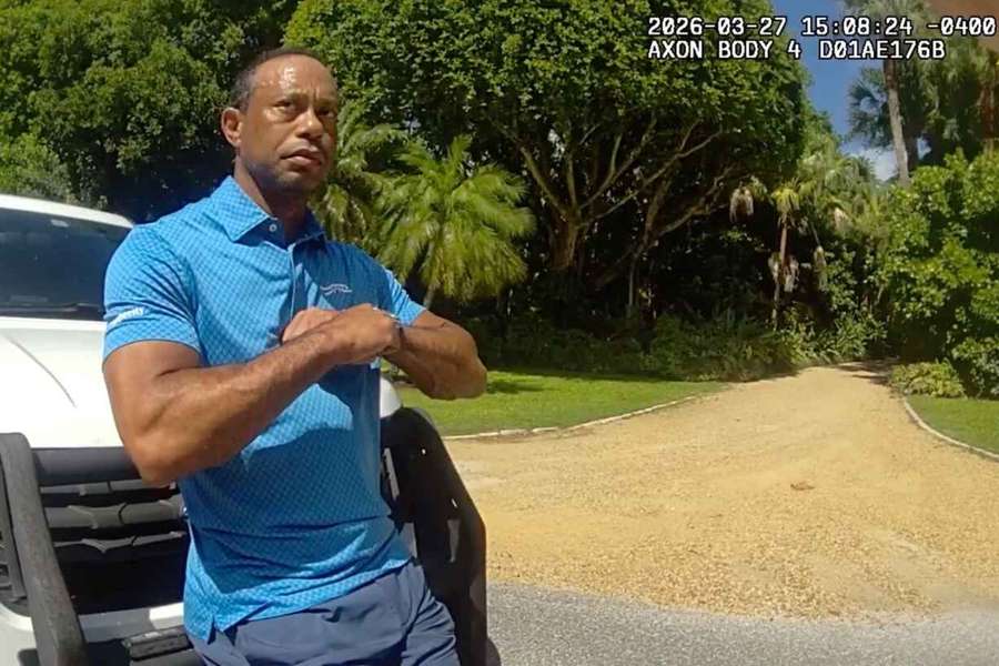 Tiger Woods wurde von der Bodycam des Polizisten aufgenommen