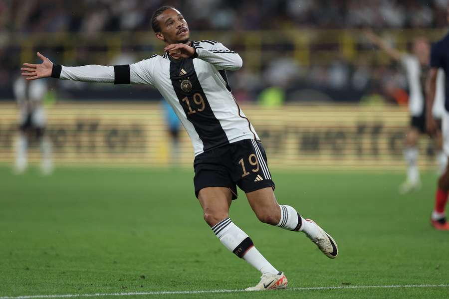 DFB-Teamspieler Leroy Sane beim 2:1-Sieg gegen Frankreich