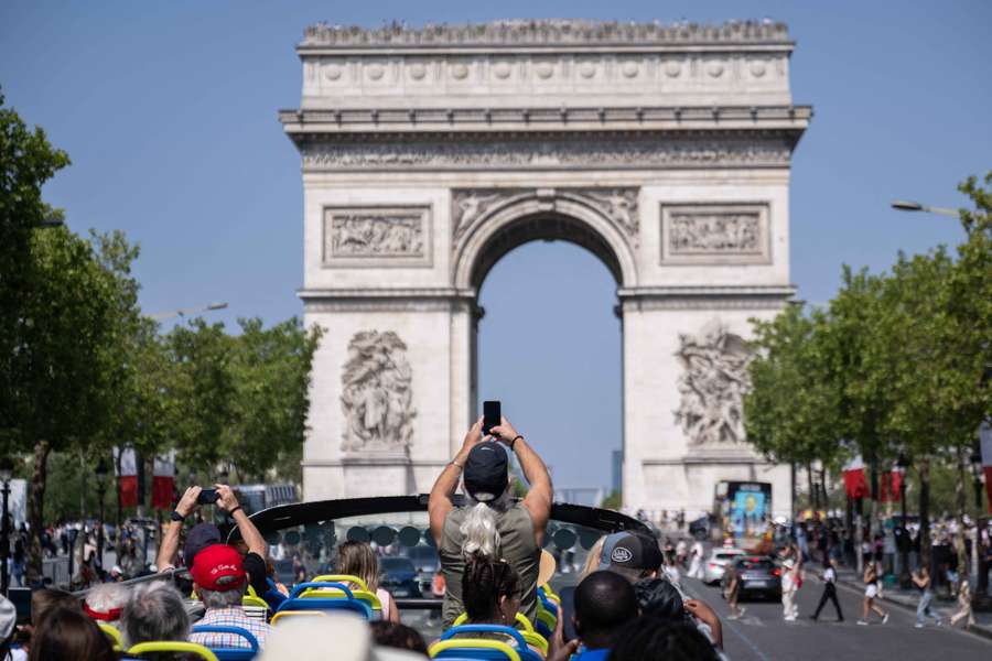 Les Champs-Élysées le 18 juillet.