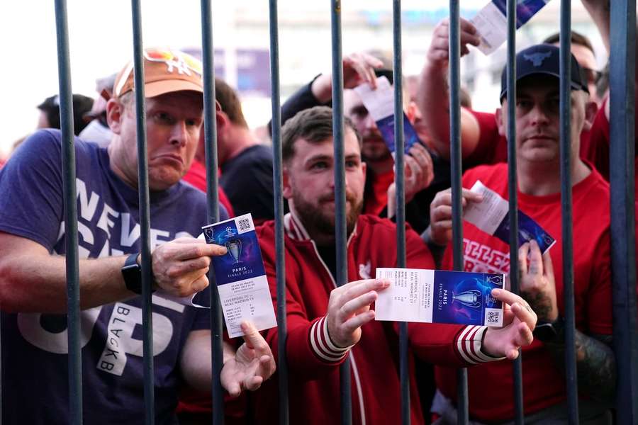 Mange måtte sande, at de ikke kunne komme ind at Champions League-finalen grundet billetkaos.