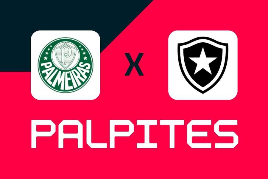 Palmeiras e Botafogo se enfrentam nesta quarta-feira (18), no Allianz Parque. 