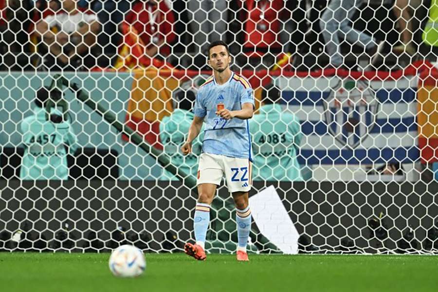 Sarabia represented Spain at the World Cup in Qatar