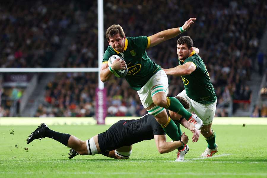 The Springboks were edged by the Irish in Paris