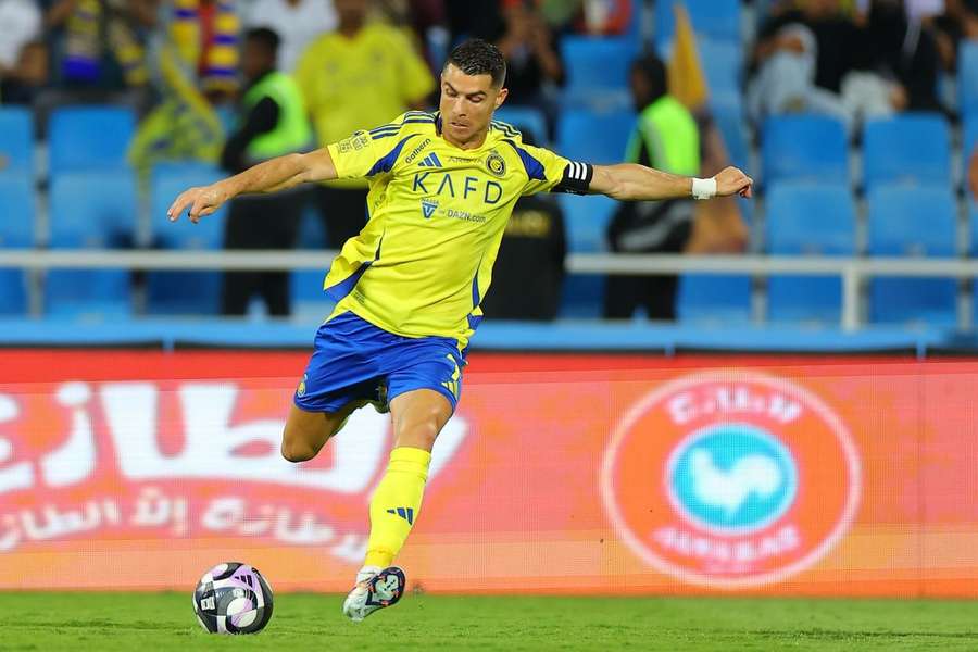 Ronaldo en action dans le match