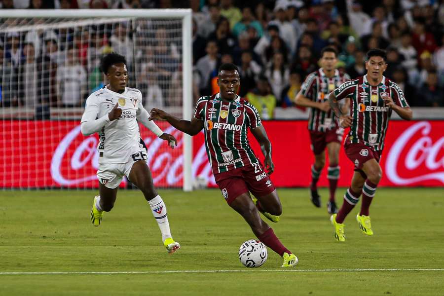 Arias foi a válvula de escape do Fluminense em Quito