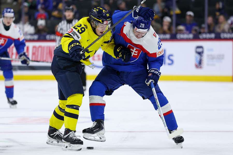 Chrenko na archívnej fotke zo zápasu proti Švédsku.