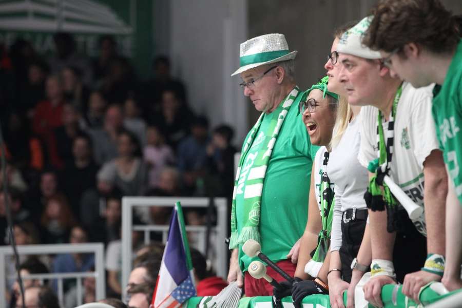 Des supporters de Nanterre en février dernier.