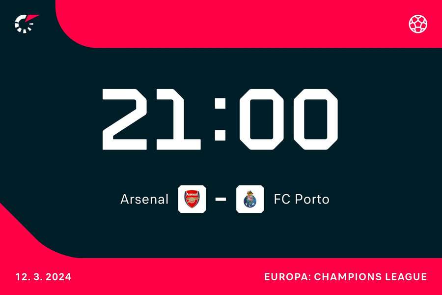 21.00 uur: Arsenal - FC Porto