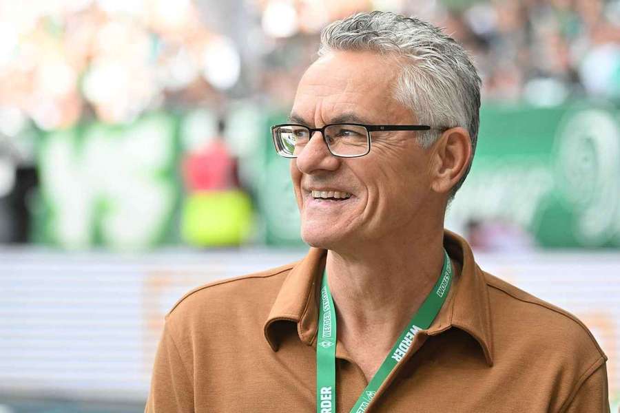 Wynton Rufer zu Gast im Bremer Weserstadion.