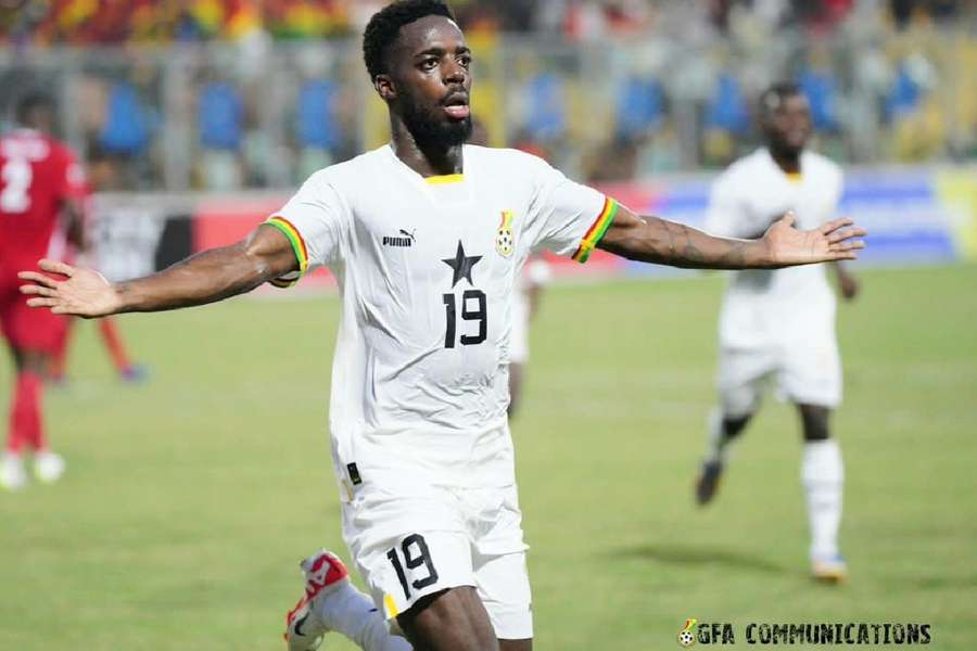 Y al 12º partido con Ghana, Iñaki Williams se estrena como goleador