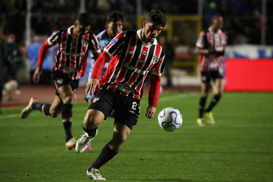 Les joueurs du Sao Paulo FC à La Paz. Les joueurs du Sao Paulo FC à La Paz.