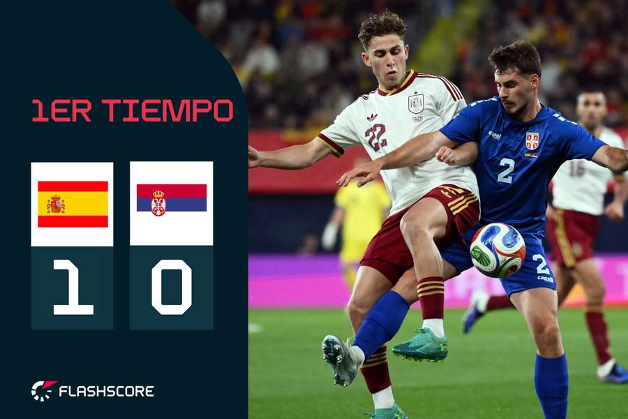 Fermín López, ante Ognjen Mimovic.