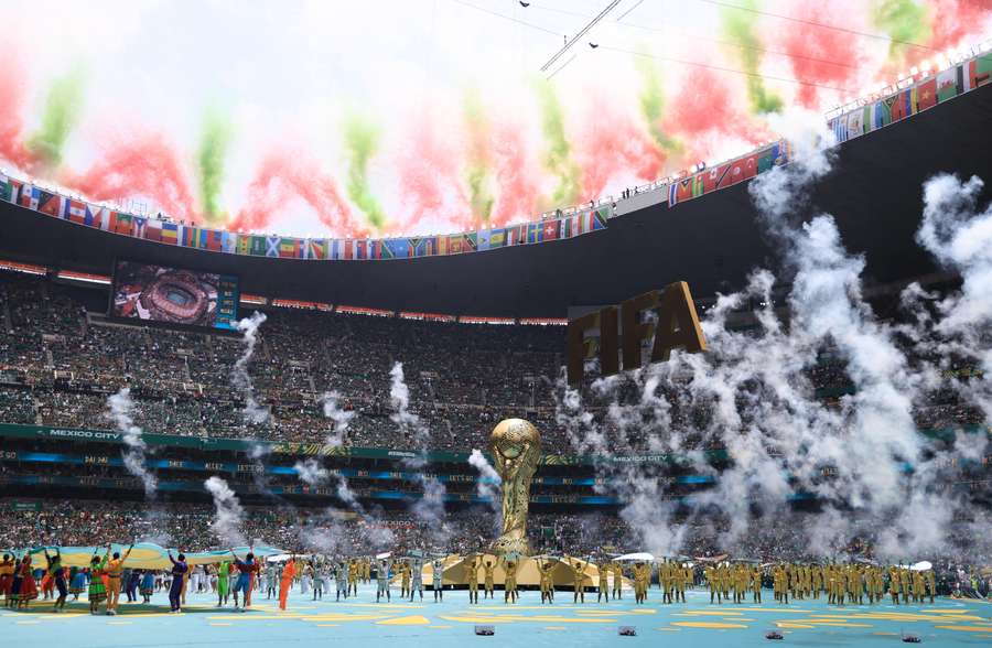 La inauguración del Mundial en México La inauguración del Mundial en México
