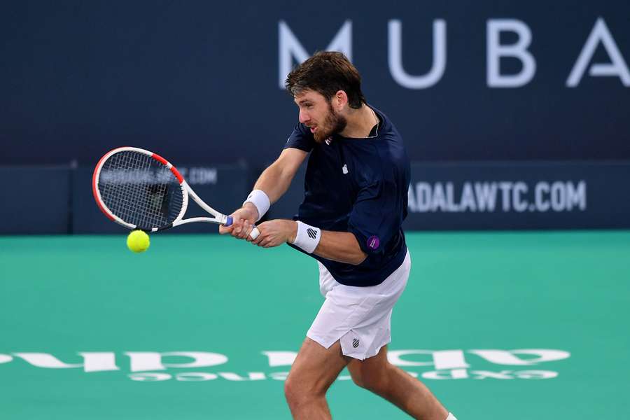 Norrie in action at the International Tennis Centre