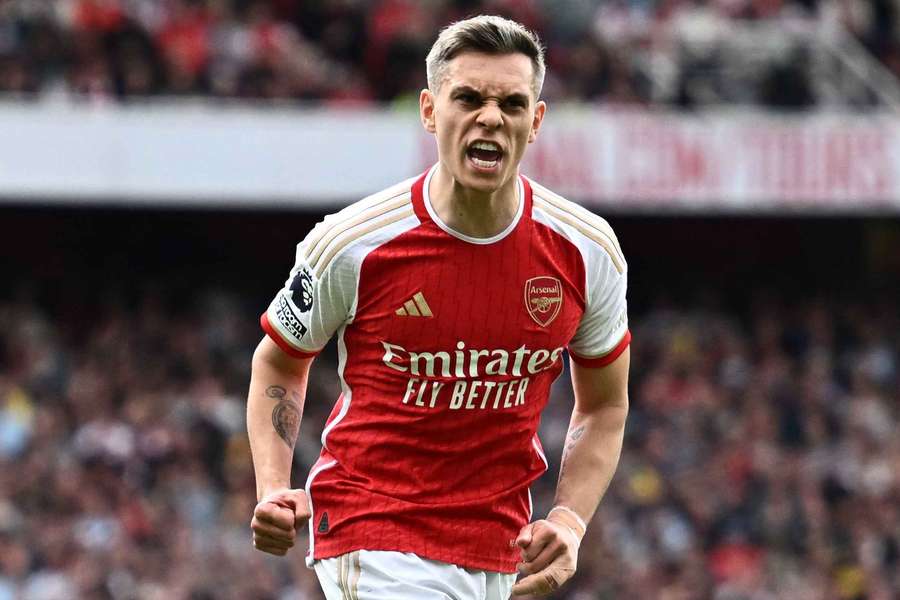 Leandro Trossard dell'Arsenal è in ottima forma