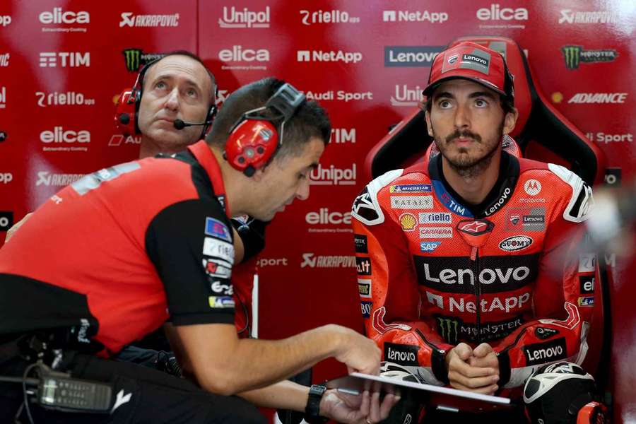 Bagnaia traverse une période très difficile.