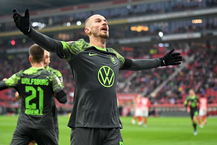 Václav Černý poslal Wolfsburg v Mohuči do vedení, zápas skončil remízou 1:1.