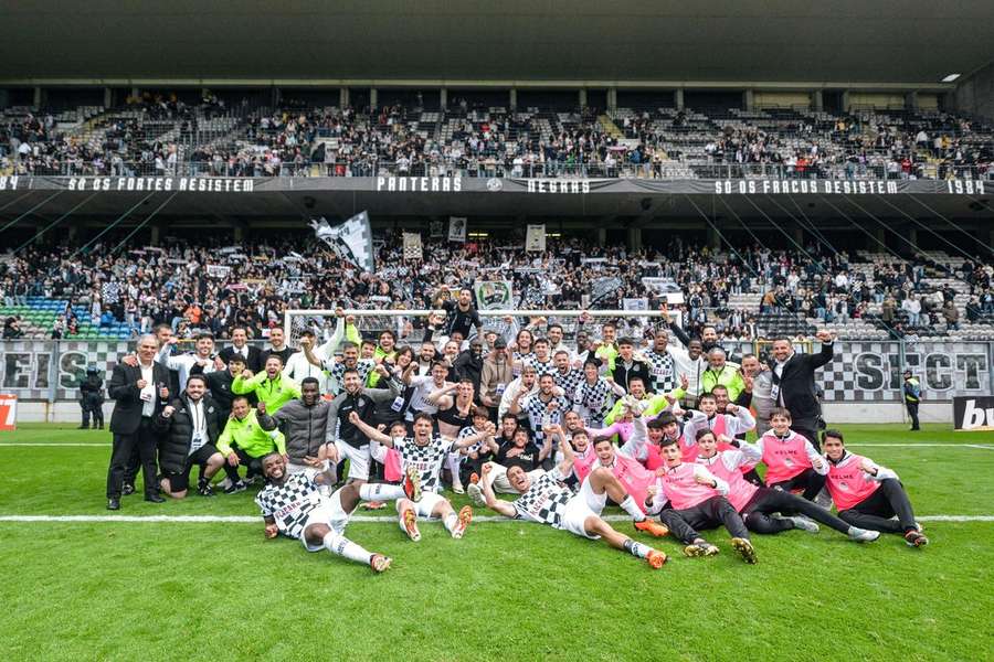 Boavista celebrou a manutenção em casa