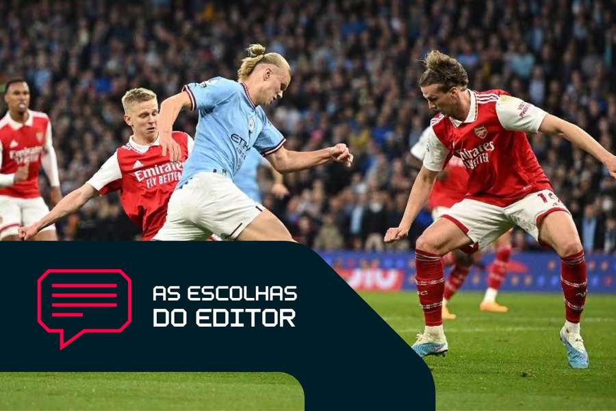 Manchester City-Arsenal é o prato forte do domingo de Páscoa