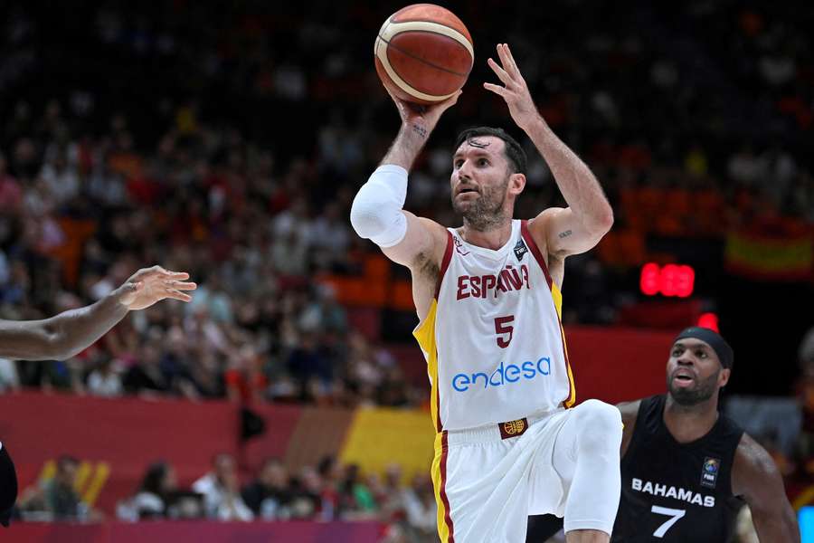 Rudy Fernandez, während des vorolympischen Spiels Spanien-Bahamas