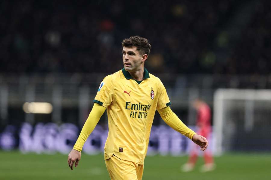 Christian Pulisic durante il match di Serie A contro il Como