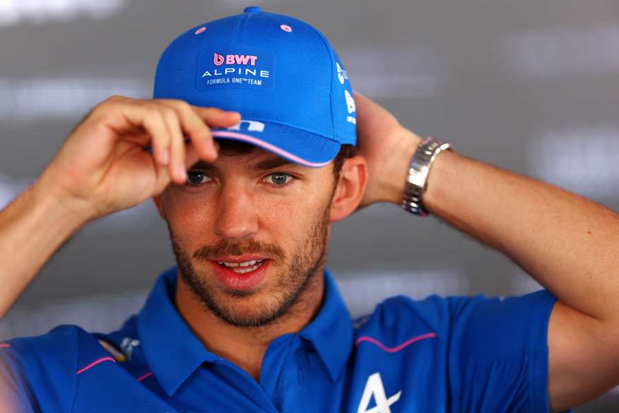 Gasly em Barcelona na quinta-feira Gasly em Barcelona na quinta-feira