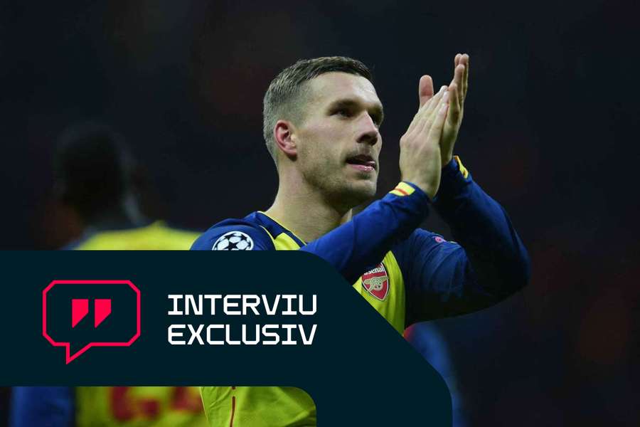 Lukas Podolski a petrecut trei ani la Londra, jucând pentru Arsenal
