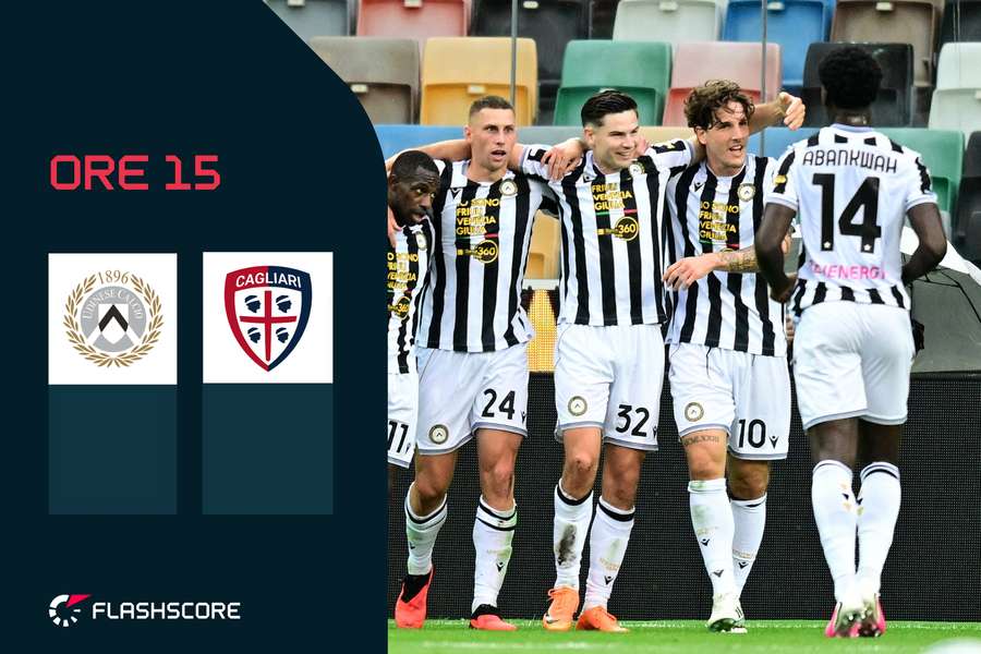 Serie A LIVE: Udinese-Cagliari Serie A LIVE: Udinese-Cagliari