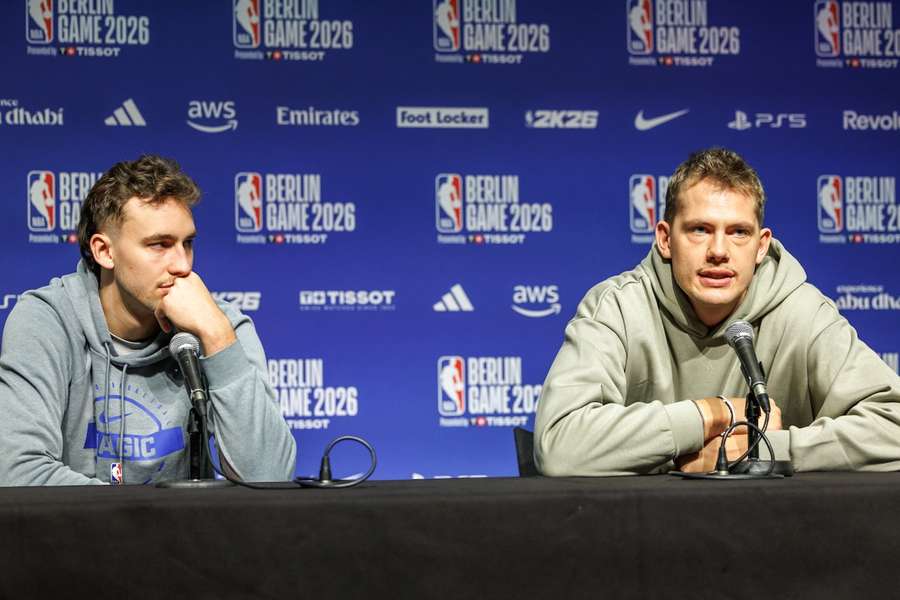 Franz (l.) und Moritz Wagner sind zwei der derzeit größten deutschen NBA-Exporte.